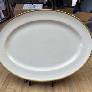 Lenox Tuxedo J33  Platter.  15 .75 inches Gold encrusted